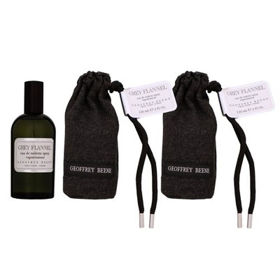 Geoffrey Beene Grey Flannel 2 x 120 ml Eau de Toilette EDT Set Herrenduft