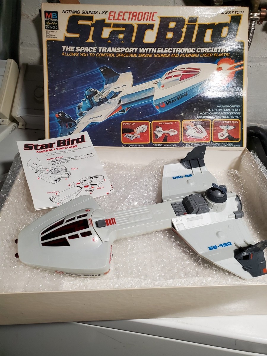 Star Bird Space 1978 Milton Bradley 4852 Brain Missing for sale