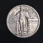 AU-UNC 1927 Standing Liberty Quarter 25C superb strike no reserve