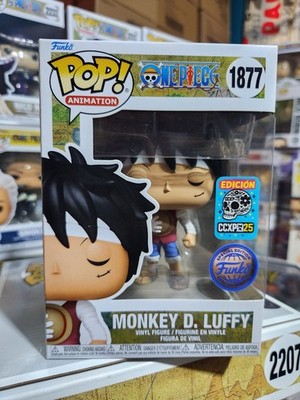 Funko Pop! One Piece Monkey D. Luffy #1877 Exclusive SE CCXP 2025 MEXICO STICKER