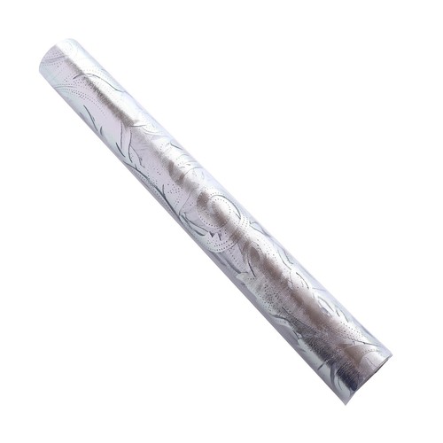 12" x 108" SILVEROrganza TABLE RUNNER Metallic Floral Design Home Decorations - Picture 3 of 6