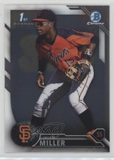 2016 Bowman Chrome Prospects Jalen Miller #BCP206 1w6