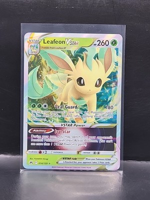 Leafeon VSTAR 014/159 Ultra Rare Holo Pokémon 2023 Crown Zenith NM