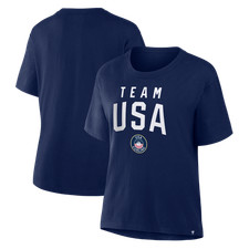 Women's Navy Team USA Curling Legacy T-Shirt