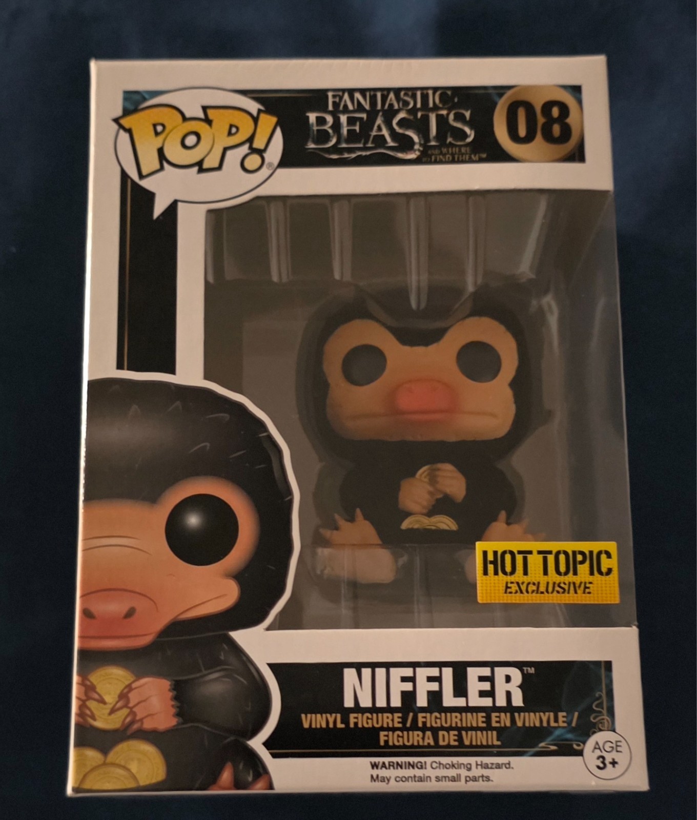 Funko Pop!-Niffler 08 Fantastic Beasts-Hot Topic Excl-Flocked-100% for Charity