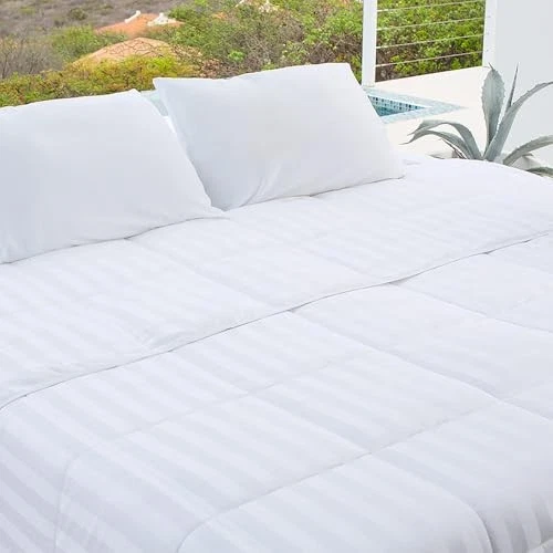  Inserto de edredón Low-Loft | | Blanco | Material viscosa | Suave, cómodo y queen Foto 3 de 4