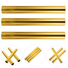 3 Pcs Competition Relay Sticks Race Baton Equipment for Track Outdoor Field