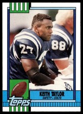 1990 Topps Keith Taylor Indianapolis Colts #302