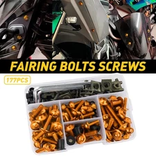 177PCS Fairing Bolt Kit Bodywork Screws Set For Honda CBR600RR 1000RR CBR1100XX