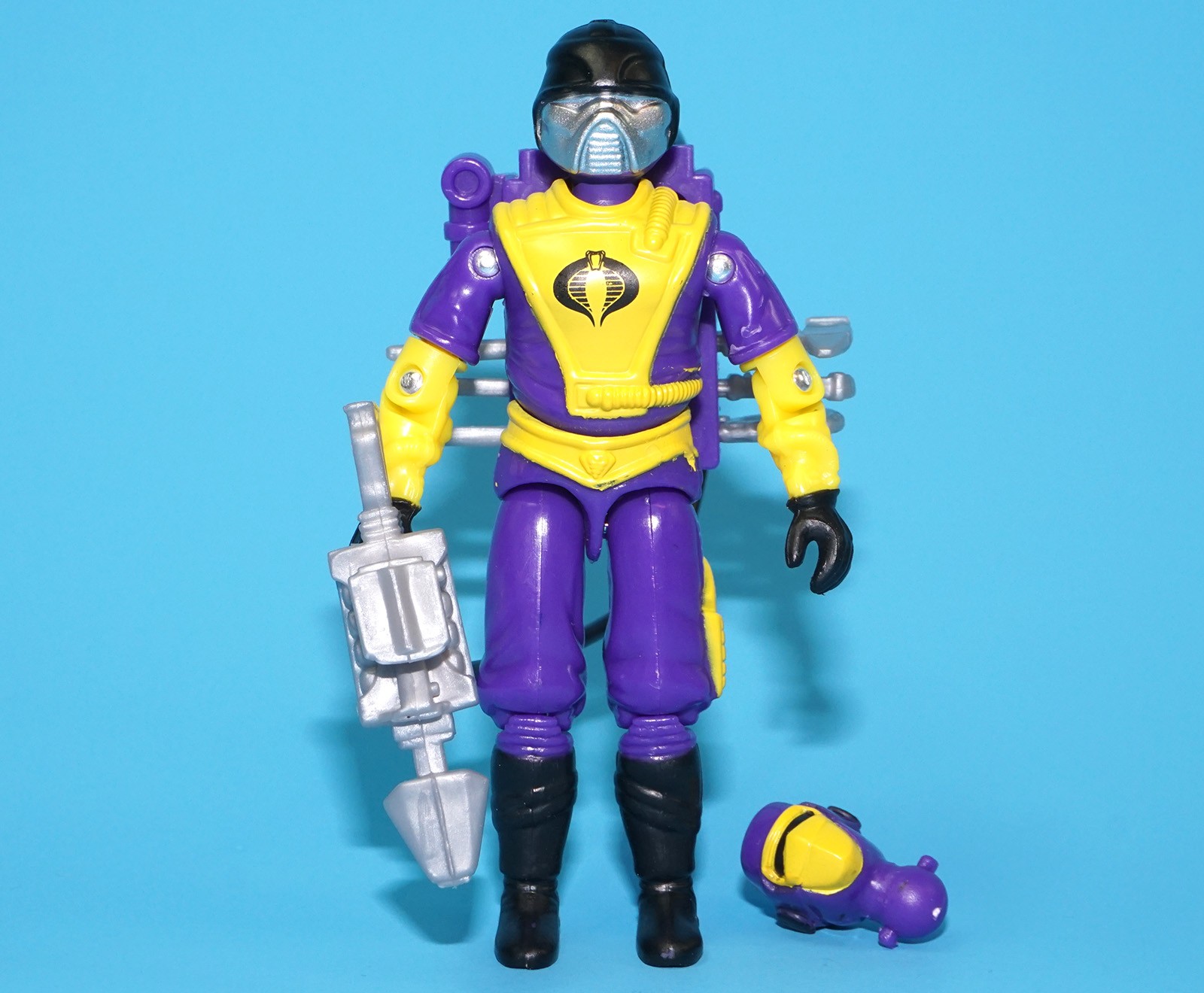 2025 GI JOE TECHNO VIPER COBRA POWER FIGHTER COMMANDER BARBECUE 100% COMPLETE...