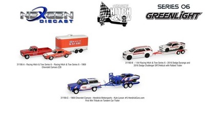 GREENLIGHT 1:64 RACING HITCH & TOW SERIES 6 - 3PC SET GL 31190