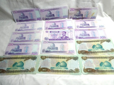 Lot of Foreign Currency Banknotes Mixed Assortment Iraq Dinars 250, & 25, V556