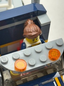 LEGO #60151 City - Dragster Transporter (2017) W/Mini & Instructions