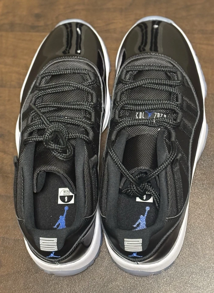 Nike Air Jordan 11 ретро низкого пространства джем черный королевский размер 9 FV5104-004 - Изображение 2 из 4