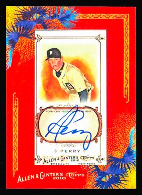 2010 Topps Allen & Ginter #AGA-RPE Ryan Perry Auto Autographs Detroit Tigers