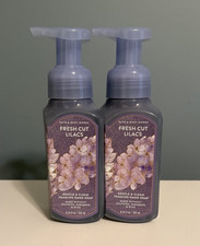 Bath Body Works Gentle Clean Foaming Hand Soap FRESH CUT LILACS LOT OF 2