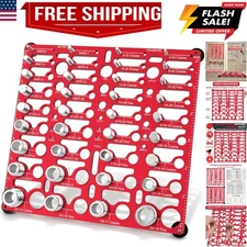 55 Thread Checker - Nut and Bolt Thread Checker Standard and Metric, Bolt Siz...