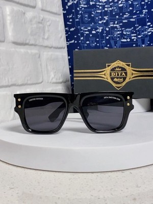 DITA DITA EMITTER ONE DTX418 A 01 Black Frames Square Men's Sunglasses 55 20-145