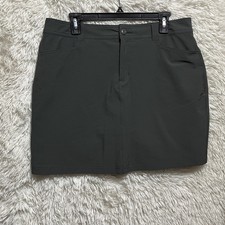 Eddie Bauer Skort Womens Size 12 Green Lined ...