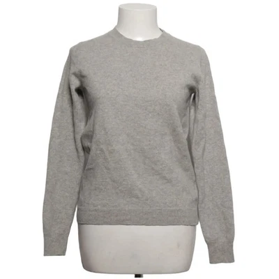 Uniqlo, pull en tricot, taille : M, gris, cachemire, unicolore, tricot fin #8Us - Photo 1/4