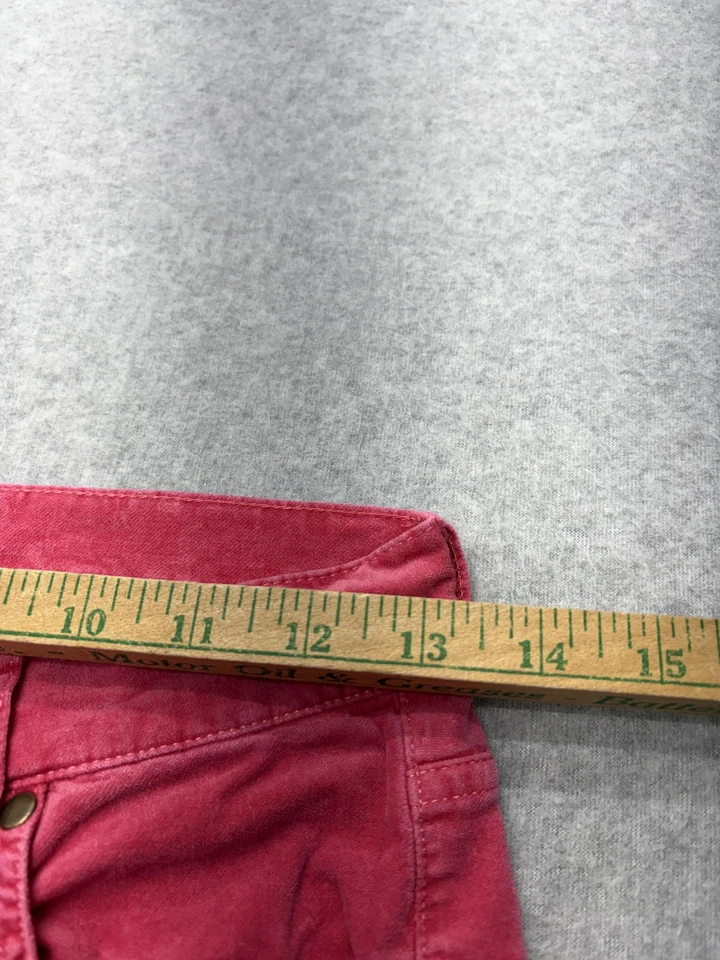 Pantalones de mezclilla Boden para mujer 6 regulares rojos pierna recta 5 bolsillos algodón elástico Foto 3 de 4