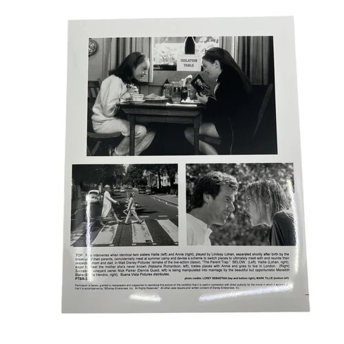 Walt Disney Pictures Lindsay Lohan The Parent Trap Movie Press Kit - Picture 9 of 12