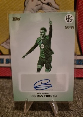 Ferran Torres Topps Simplicidad 2025 Auto /99 + Numbered /49