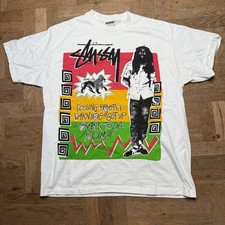Vintage 90s Stussy Bob Marley T-Shirt
