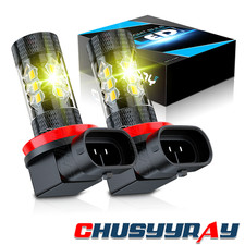 H8 High Power Gold Yellow LED Fog Lights Bulbs For BMW 1 3 5 7 Series X1 X3