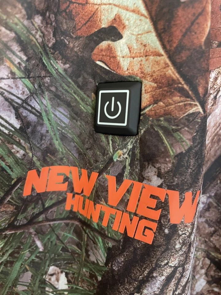 New View Men’s Camo Hunting Jacket Size Large Polyester Zip Up - Image 2 of 4