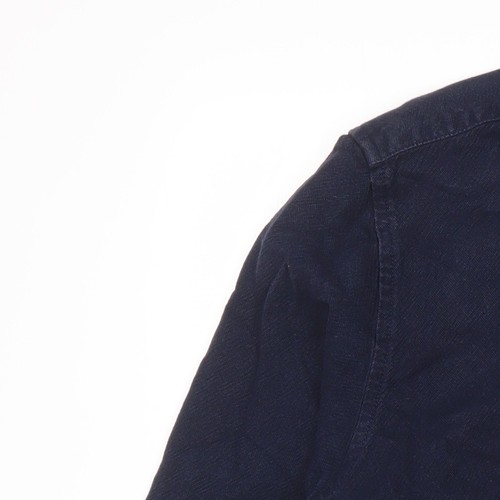 Carhartt Men's Blue Button-Up Shirt, M, Long Sleeve - Picture 5 of 12