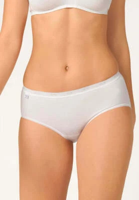 OFFERTA 4 PEZZI SLOGGI BASIC MIDI Slip Medi Donna BIANCO - NERO - NUDO