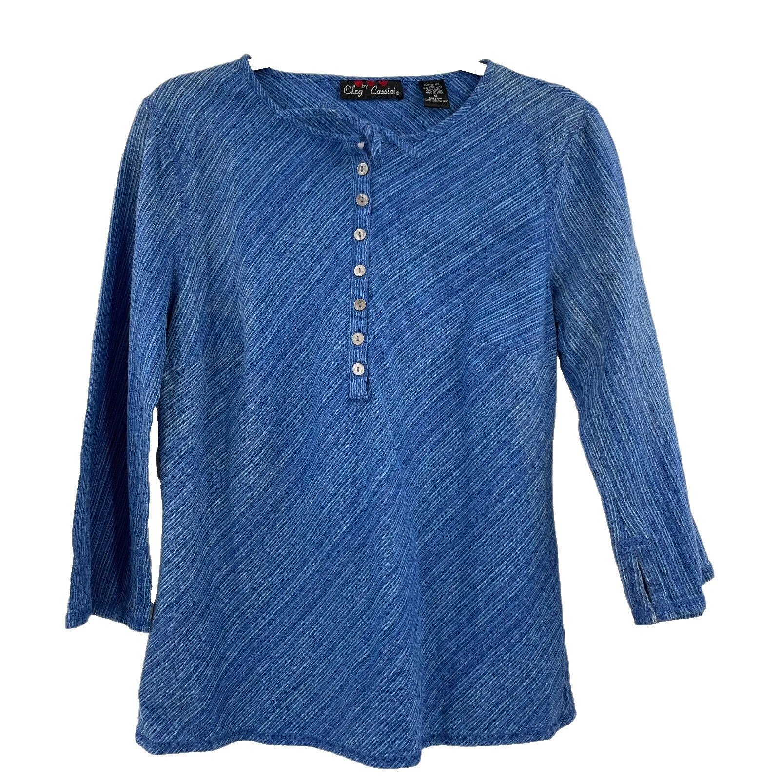 Camisetas a rayas para mujer Oleg Cassini