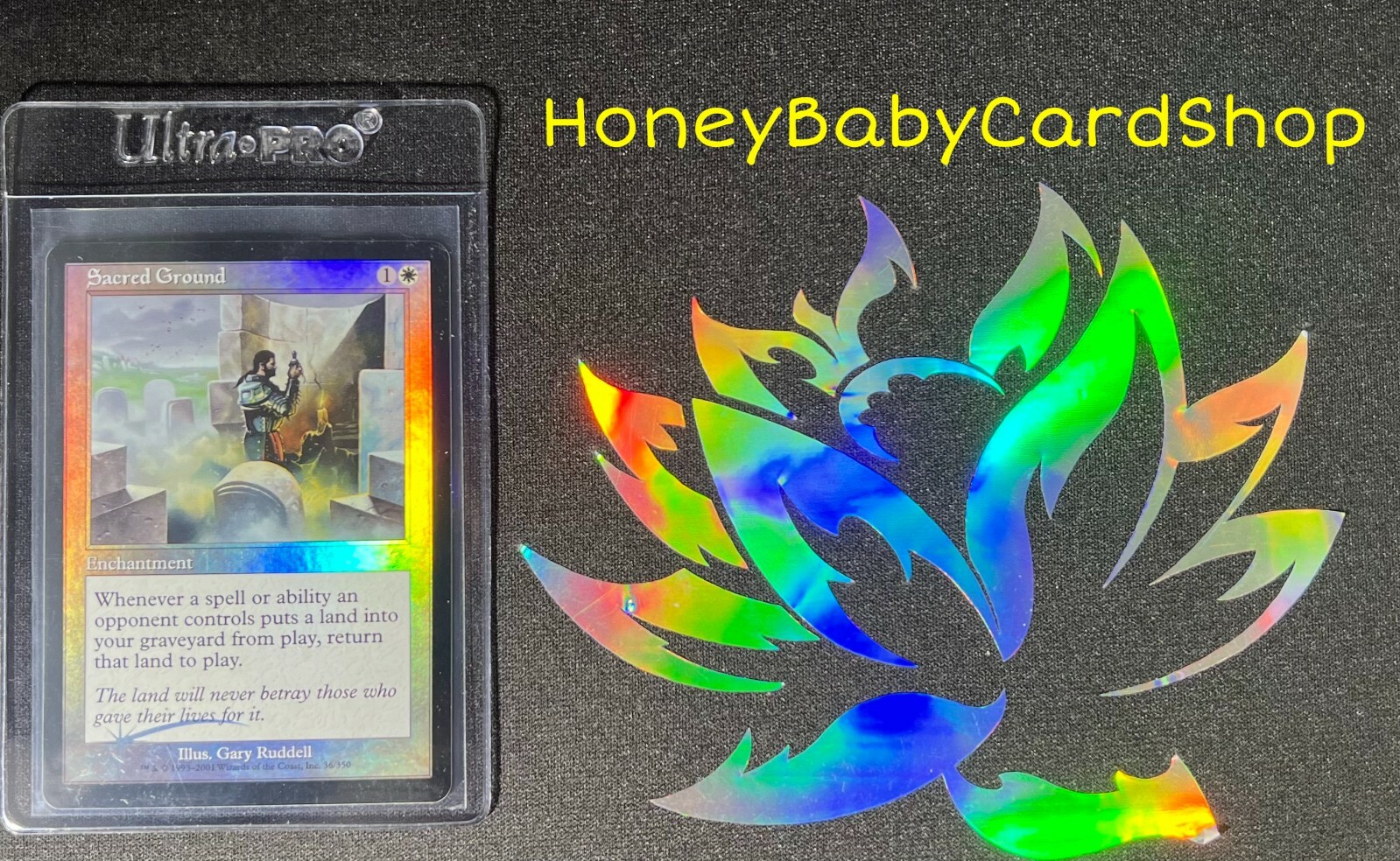 MTG Seventh Edition 2001 Sacred Ground Foil NM Card English 7ED Rare