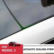 For Tesla Model 3 Windshield Roof Seal Noise Insulation Rubber Strip Accessories