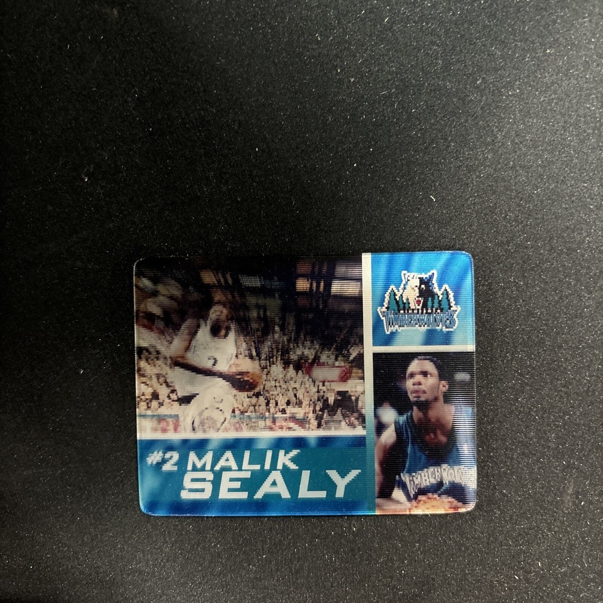 2000 -Malik Sealy Timberwolves MSC game action 3D With stand