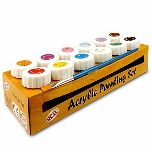 Set di colori acrilici 12 Colour Blue/Brown/Pink/Red/White/Yellow (Y5y)