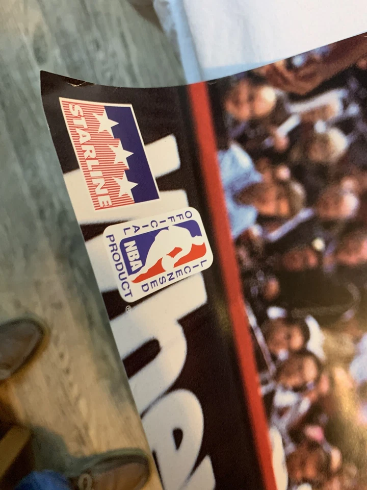 Póster de pared Dennis Rodman NBA STARLINE Chicago Bulls 1996 Michael Jordan B Foto 2 de 4