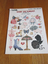 Cross Stitch Patterns Terrie Lee Steinmeyer Victorian Fan Flowers Parasol Lamp