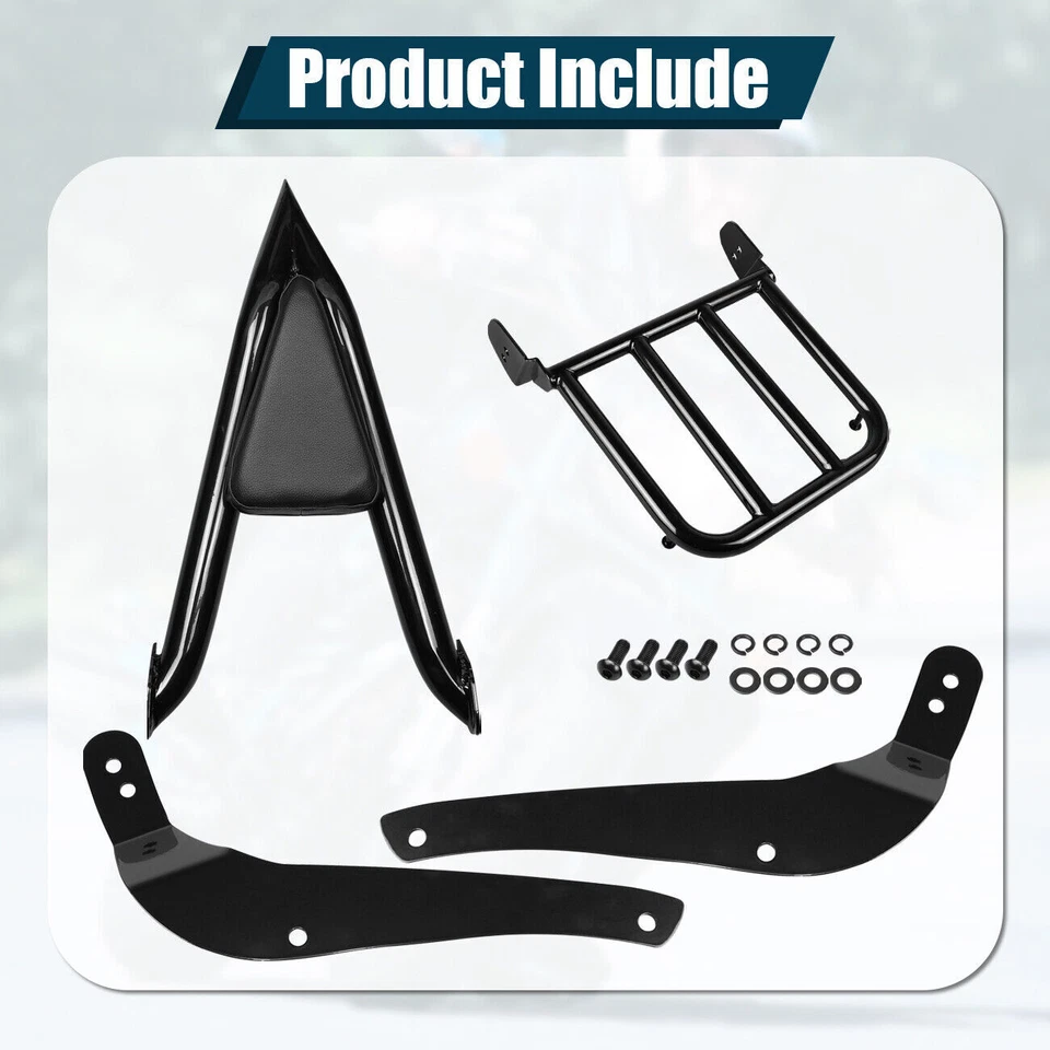 Backrest with Luggage Rack For 2001-2004 Suzuki Intruder Volusia 800 / VL800 Foto 4 de 4