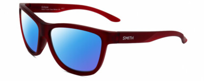 Smith Optics Eclipse Unisex Katzenauge Polarisiert Sonnenbrille Kristallrot 58mm