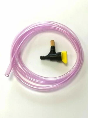 MACHINETEC Fuel Tap & PINK Tint Pipe for Qualcast Suffolk Punch 30S 35S 43S Lawnmowers