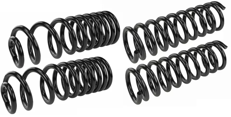 Front and Rear Coil Spring Set Kit For Chevrolet Bel Air Biscayne Impala Caprice - Image 2 of 2