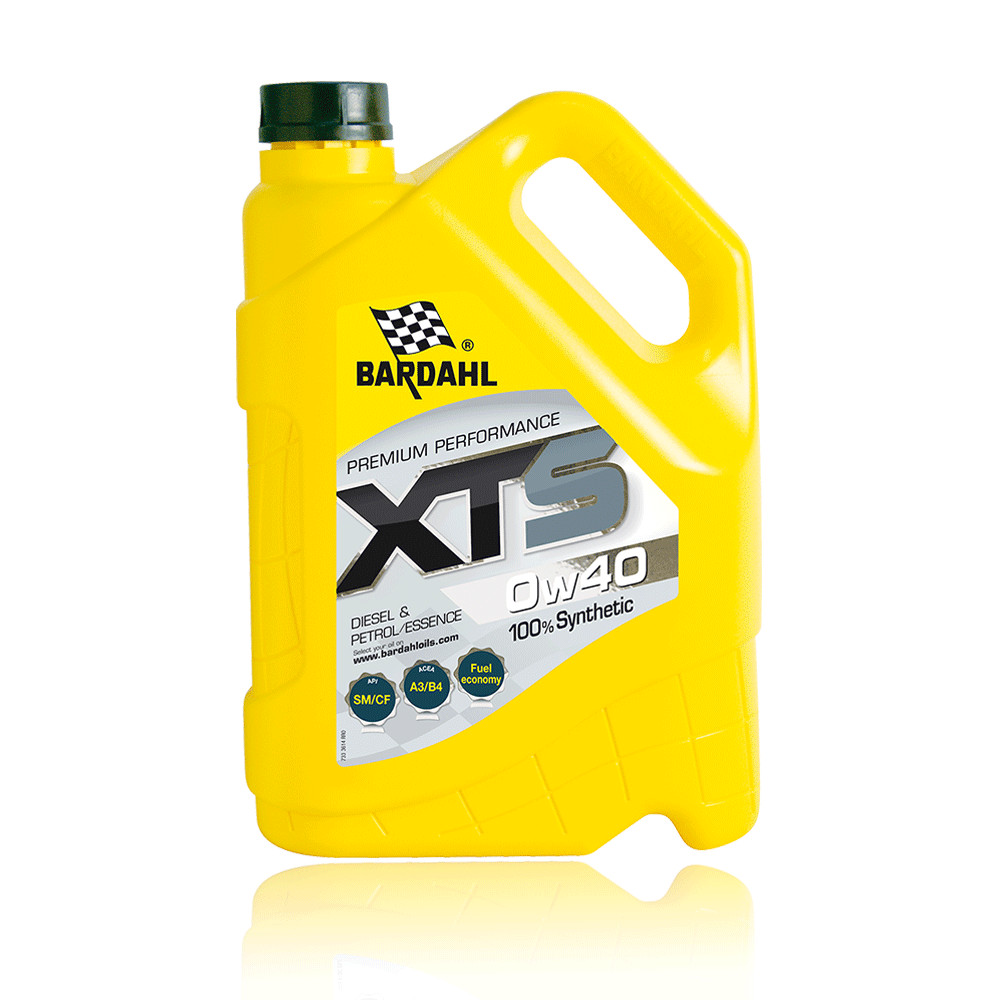 Huile 0W40 synthétique moteur essence diesel lubrifiant voiture BARDAHL XTS 5L A3 B4