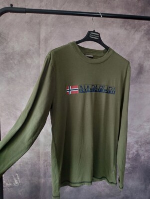 Napapijri Haki Longsleeve Size: XL