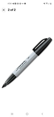 38281 Sharpie Chisel Tip Permanent Marker, Black Ink, Pack of 1