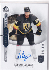 2020-21 SP Authentic Hockey Keegan Kolesar Future Watch Auto #353/999