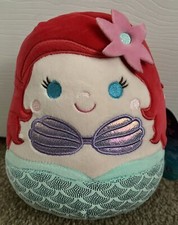 Squishmallows 7" Disney Ariel Little Mermaid Stuffed Animal Plush NWT