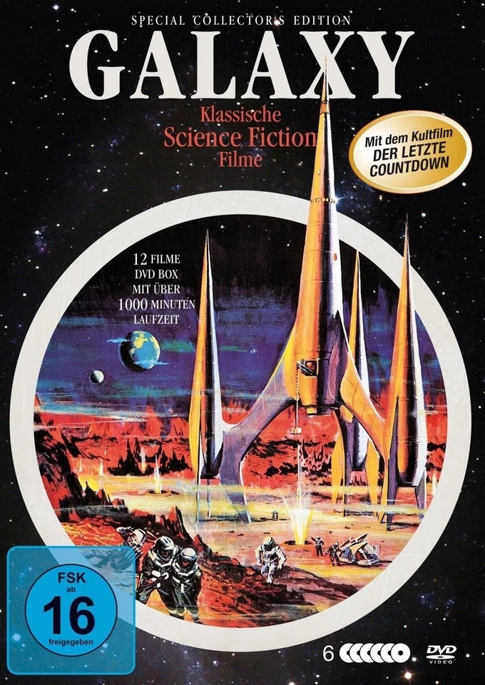 GALAXY SCIENCE-FICTION CLASSICS DELUXE-BOX (DER LETZTE COUNTDOWN,..) 6 DVD NEU - Bild 1 von 1