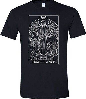 Temperance Tarot Card Shirt Crying Angel Haserot Statue Gothic